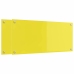 Virtuves Aizsargpanelis 2 Pcs Dzeltena 90 X 40 Cm Rūdīts Stikls Vidaxl