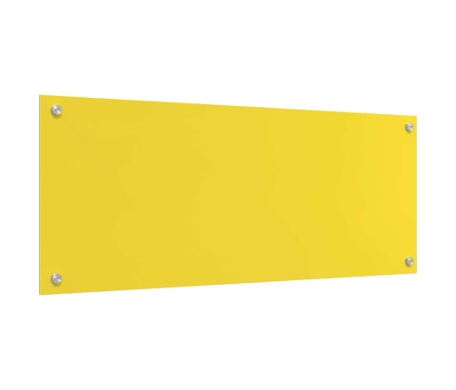 Virtuves Aizsargpanelis 2 Pcs Dzeltena 100 X 40 Cm Vidaxl