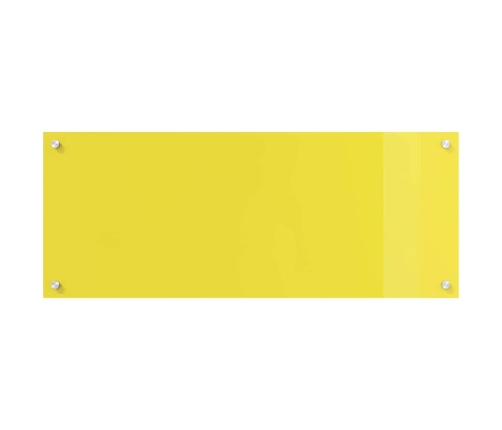 Virtuves Aizsargpanelis 2 Pcs Dzeltena 100 X 40 Cm Vidaxl