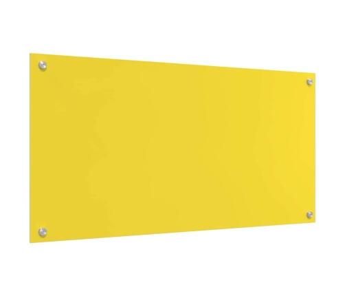 Virtuves Aizsargpanelis 2 Pcs Dzeltena 100 X 50 Cm Vidaxl
