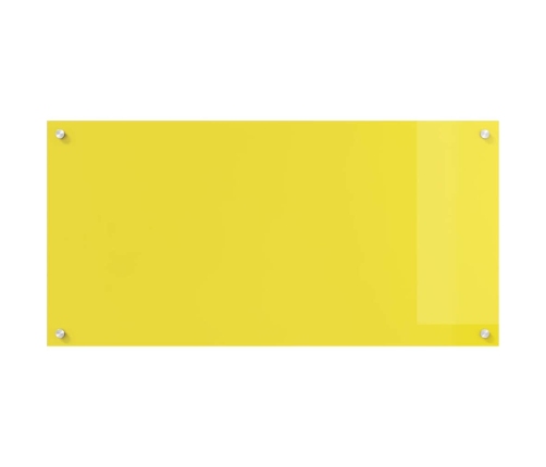 Virtuves Aizsargpanelis 2 Pcs Dzeltena 100 X 50 Cm Vidaxl