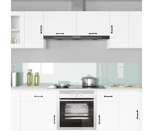 Virtuves Aizsargpanelis 2 Pcs Balts 110 X 40 Cm Rūdīts Stikls Vidaxl