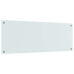 Virtuves Aizsargpanelis 2 Pcs Balts 110 X 40 Cm Rūdīts Stikls Vidaxl