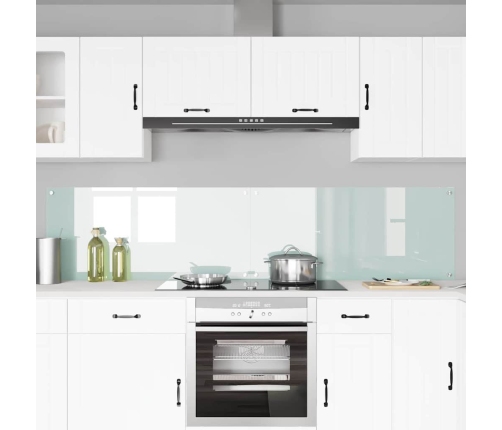 Virtuves Aizsargpanelis 2 Pcs Balts 110 X 50 Cm Rūdīts Stikls Vidaxl