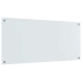Virtuves Aizsargpanelis 2 Pcs Balts 110 X 50 Cm Rūdīts Stikls Vidaxl