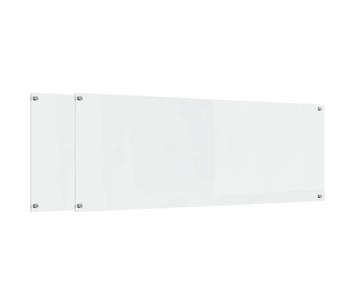 Virtuves Aizsargpanelis 2 Pcs Caurspīdīgs 110 X 40 Cm Vidaxl