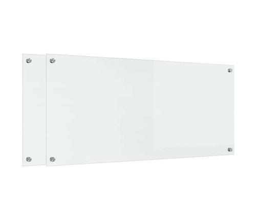 Virtuves Aizsargpanelis 2 Pcs Caurspīdīgs 110 X 50 Cm Vidaxl