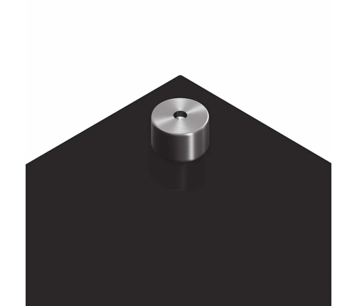 Virtuves Aizsargpanelis 2 Pcs Melna 110 X 40 Cm Rūdīts Stikls Vidaxl