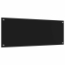 Virtuves Aizsargpanelis 2 Pcs Melna 110 X 40 Cm Rūdīts Stikls Vidaxl