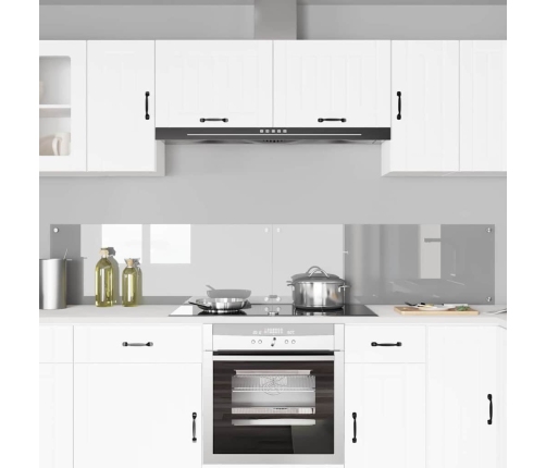 Virtuves Aizsargpanelis 2 Pcs Gaiši Pelēks 110 X 40 Cm Vidaxl