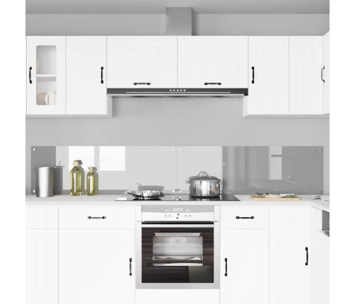 Virtuves Aizsargpanelis 2 Pcs Gaiši Pelēks 120 X 40 Cm Vidaxl