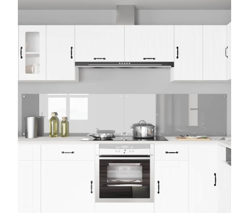 Virtuves Aizsargpanelis 2 Pcs Gaiši Pelēks 120 X 50 Cm Vidaxl