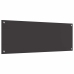 Virtuves Aizsargpanelis 2 Pcs Tumši Pelēks 110 X 40 Cm Vidaxl
