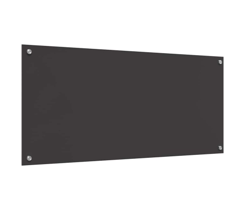 Virtuves Aizsargpanelis 2 Pcs Tumši Pelēks 110 X 50 Cm Vidaxl