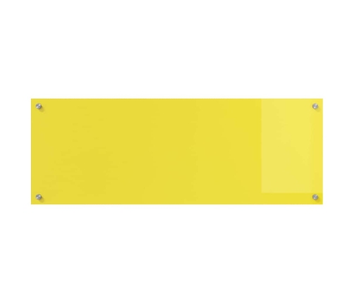 Virtuves Aizsargpanelis 2 Pcs Dzeltena 110 X 40 Cm Vidaxl