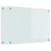 Virtuves Aizsargpanelis Balts 70 X 50 X 0.8 Cm Rūdīts Stikls Vidaxl