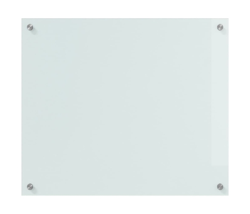 Virtuves Aizsargpanelis Balts 70 X 60 X 0.8 Cm Rūdīts Stikls Vidaxl