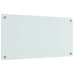 Virtuves Aizsargpanelis Balts 80 X 40 X 0.8 Cm Rūdīts Stikls Vidaxl
