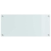 Virtuves Aizsargpanelis Balts 90 X 40 X 0.8 Cm Rūdīts Stikls Vidaxl