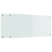 Virtuves Aizsargpanelis Balts 90 X 40 X 0.8 Cm Rūdīts Stikls Vidaxl