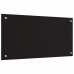 Virtuves Aizsargpanelis Melna 80 X 40 X 0.8 Cm Rūdīts Stikls Vidaxl