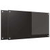 Virtuves Aizsargpanelis Melna 90 X 50 X 0.8 Cm Rūdīts Stikls Vidaxl