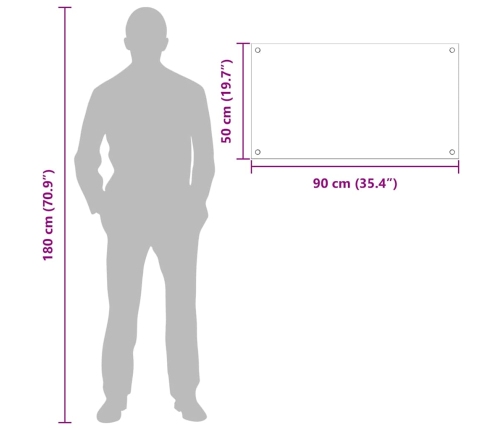 Virtuves Aizsargpanelis Melna 90 X 50 X 0.8 Cm Rūdīts Stikls Vidaxl