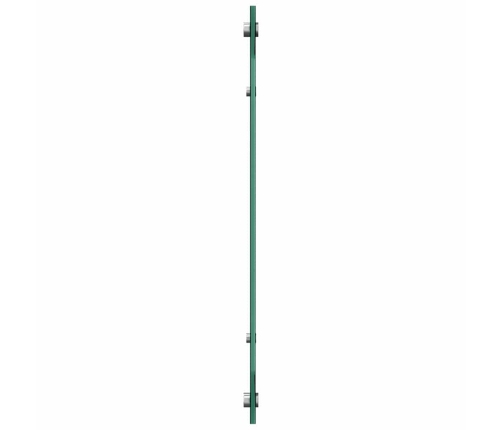 Virtuves Aizsargpanelis Melna 100 X 60 X 0.8 Cm Rūdīts Stikls Vidaxl