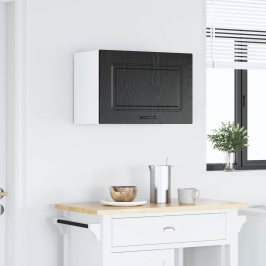 Virtuves Skapis Ar Durvīm Kalmar Melns Ozolkoks 60 X 31 X 40 Cm Vidaxl