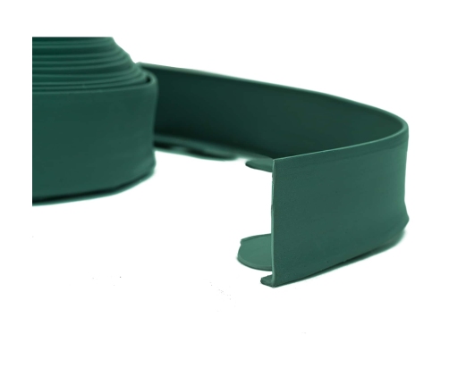Zāliena Apmales Zaļa 1000 X 4 X 5 Cm Plastmasa Vidaxl