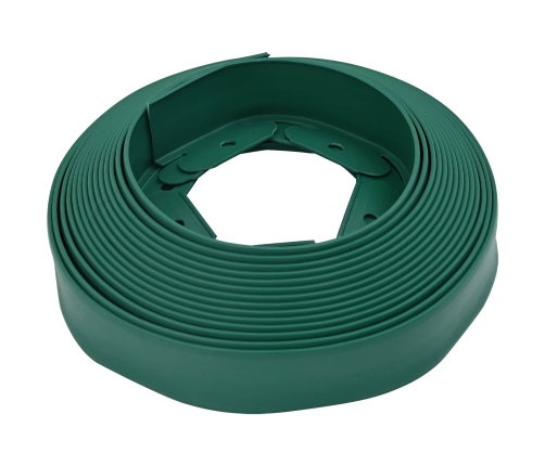 Zāliena Apmales Zaļa 1000 X 4 X 5 Cm Plastmasa Vidaxl