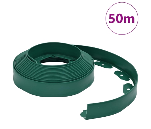 Zāliena Apmales Zaļa 5000 X 4 X 5 Cm Plastmasa Vidaxl