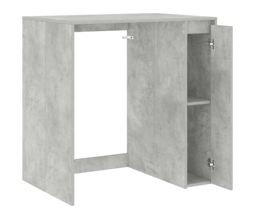 Veļas Mašīnas Skapis Betona 87 X 60 X 89 Cm Inženierijas Koks Vidaxl