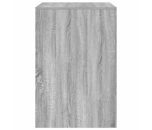 Veļas Mašīnas Skapis Ar Durvīm Pelēks Sonoma 87 X 60 X 89 Cm Vidaxl
