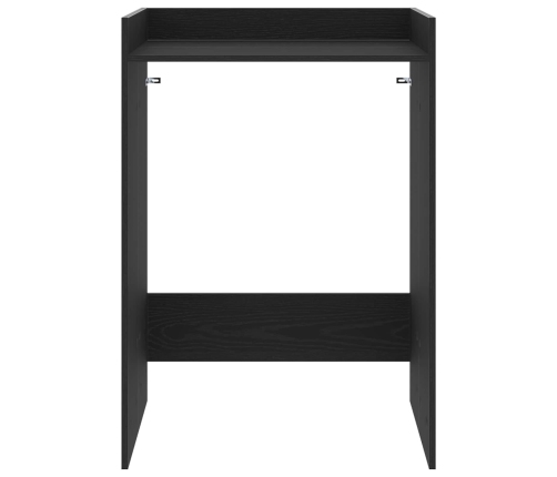 Veļas Mašīnas Skapis Melns Ozolkoks 67,5 X 62 X 97 Cm Vidaxl