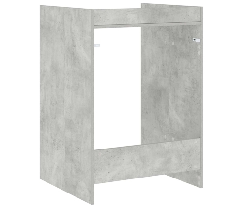 Veļas Mašīnas Skapis Betons 67,5 X 62 X 97 Cm Inženierijas Koks Vidaxl