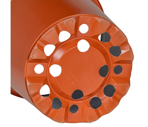 Ziedu Pods 200 Pcs Keramika Ø 15 X 12.5 Cm Plastmasa Vidaxl