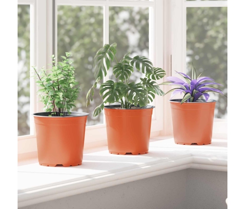 Ziedu Pods 200 Pcs Keramika Ø 15 X 12.5 Cm Plastmasa Vidaxl