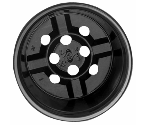 Ziedu Pods 100 Pcs Melna Ø 15 X 12.5 Cm Plastmasa Vidaxl