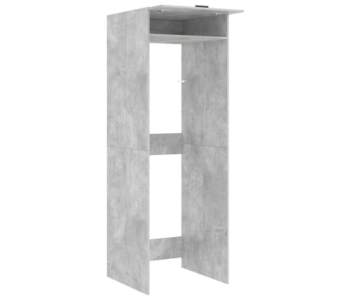 Veļas Mašīnas Skapis Ar Uzglabāšanu Betons 67,5 X 68 X 200 Cm Vidaxl