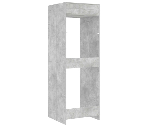 Veļas Mašīnas Skapis Ar Uzglabāšanu Betons 67,5 X 68 X 200 Cm Vidaxl