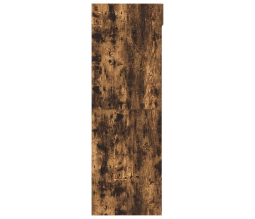 Veļas Mašīnas Skapis Ar Durvīm Dūmaka Ozols 67,5 X 68 X 200 Cm Vidaxl