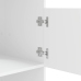 Veļas Skapis Ar Durvīm Balts 50 X 68 X 102 Cm Inženierijas Koks Vidaxl