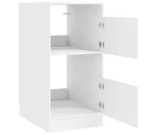 Veļas Skapis Ar Durvīm Balts 50 X 68 X 102 Cm Inženierijas Koks Vidaxl