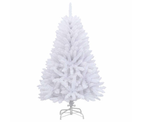 Mākslīgā Saliekamā Ziemassvētku Egle Su 150 Led Balts 120 Cm Vidaxl