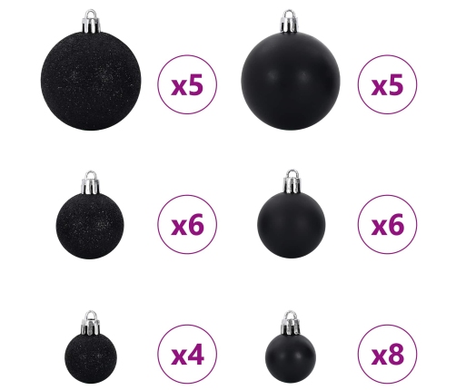 Mākslīgā Saliekamā Ziemassvētku Egle Su 150 Led Balts 120 Cm Vidaxl