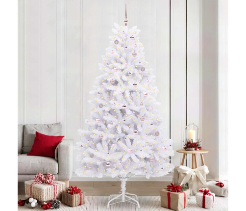 Mākslīgā Saliekamā Ziemassvētku Egle Su 300 Led Balts 240 Cm Vidaxl