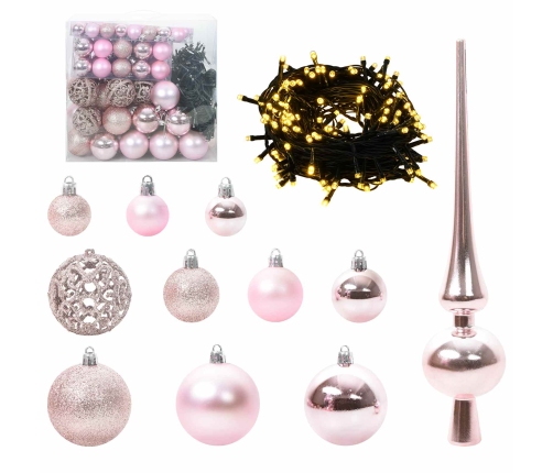 Mākslīgā Saliekamā Ziemassvētku Egle Su 300 Led Balts 240 Cm Vidaxl