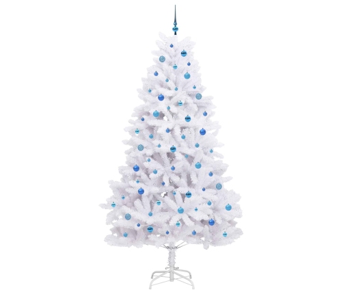 Mākslīgā Saliekamā Ziemassvētku Egle Su 300 Led Balts 240 Cm Vidaxl