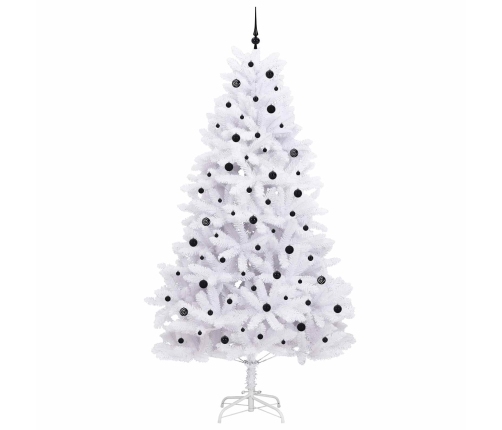 Mākslīgā Saliekamā Ziemassvētku Egle Su 300 Led Balts 270 Cm Vidaxl